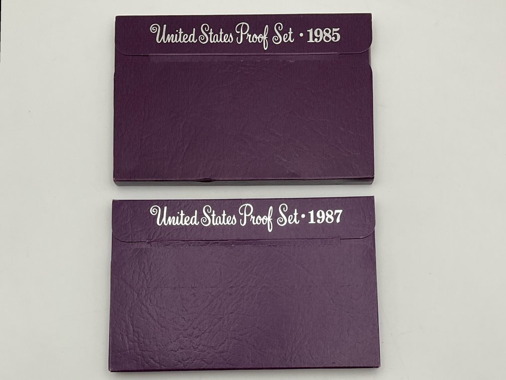 1985 and 1987 United States Proof Sets