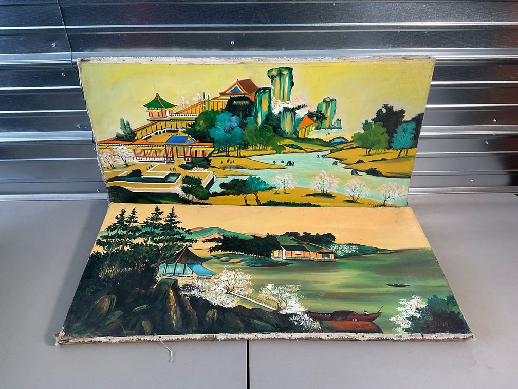 Asian Landscapes on Canvas
