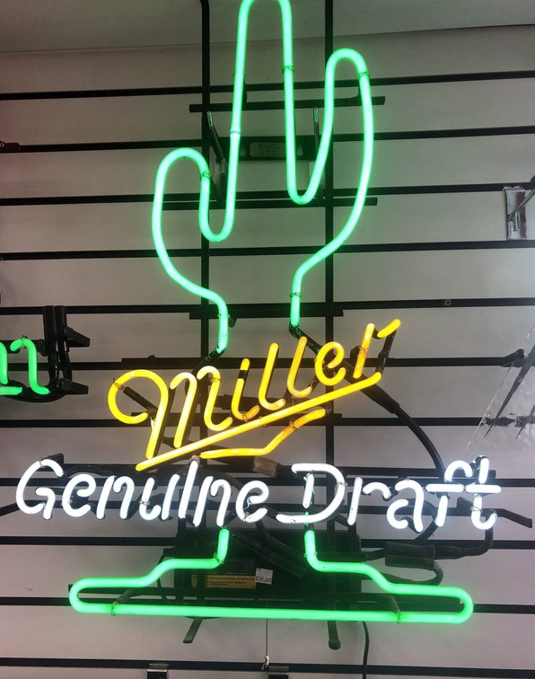 Miller Genuine Draft Neon Bar Sign