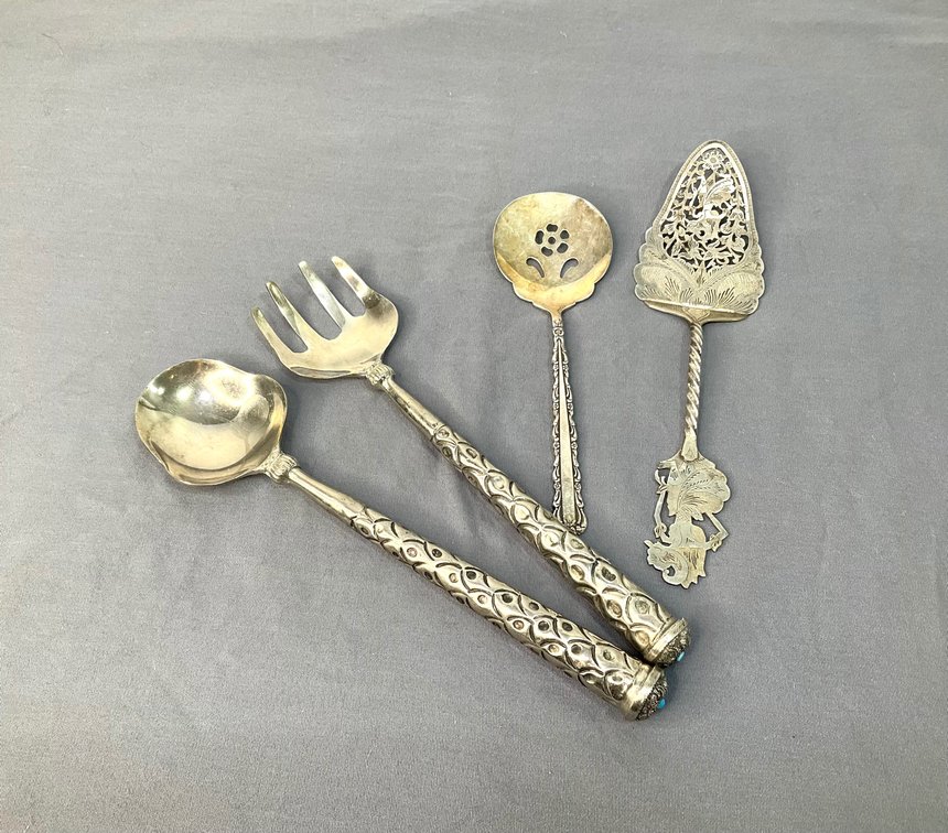 Vintage Silver & Silver-Tone Flatware