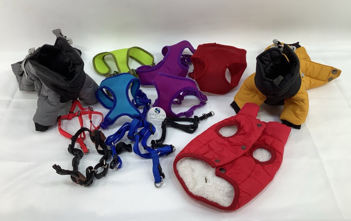 Collection of Dog Jackets & Harnesses