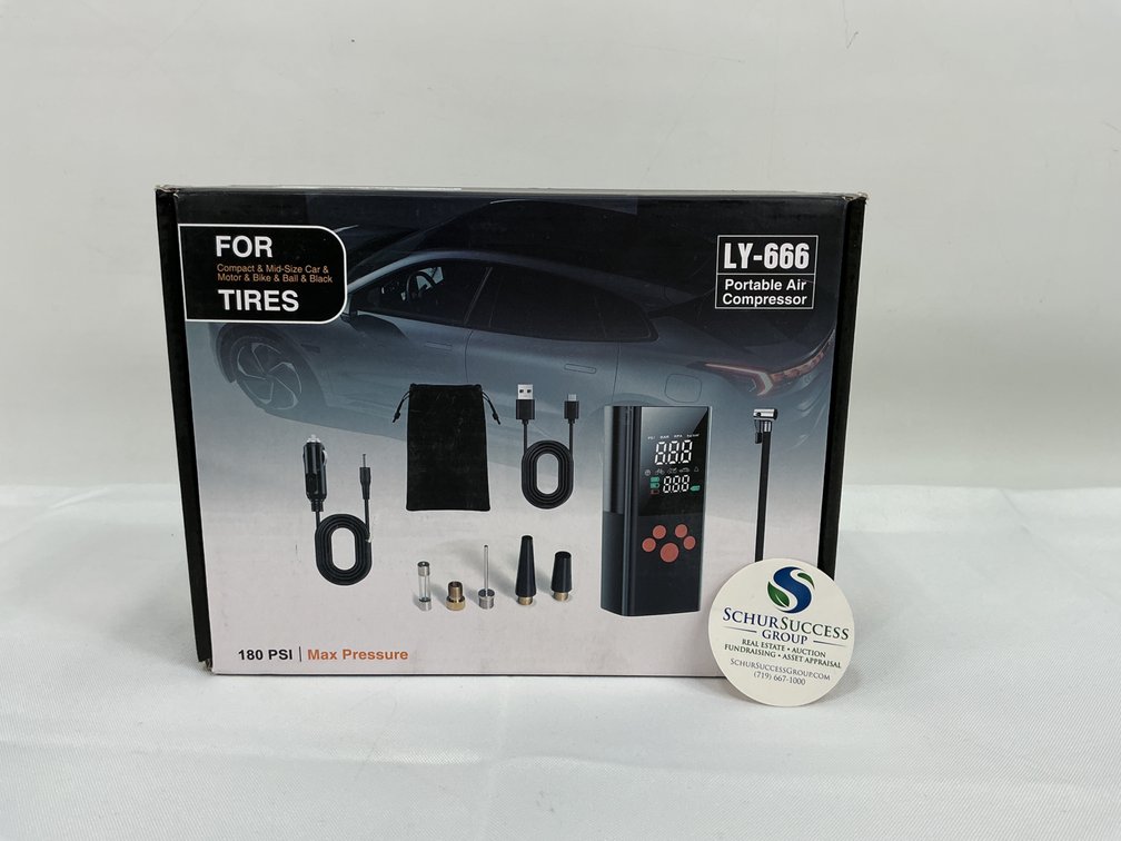 New! Portable Air Compressor-in a sealed box.