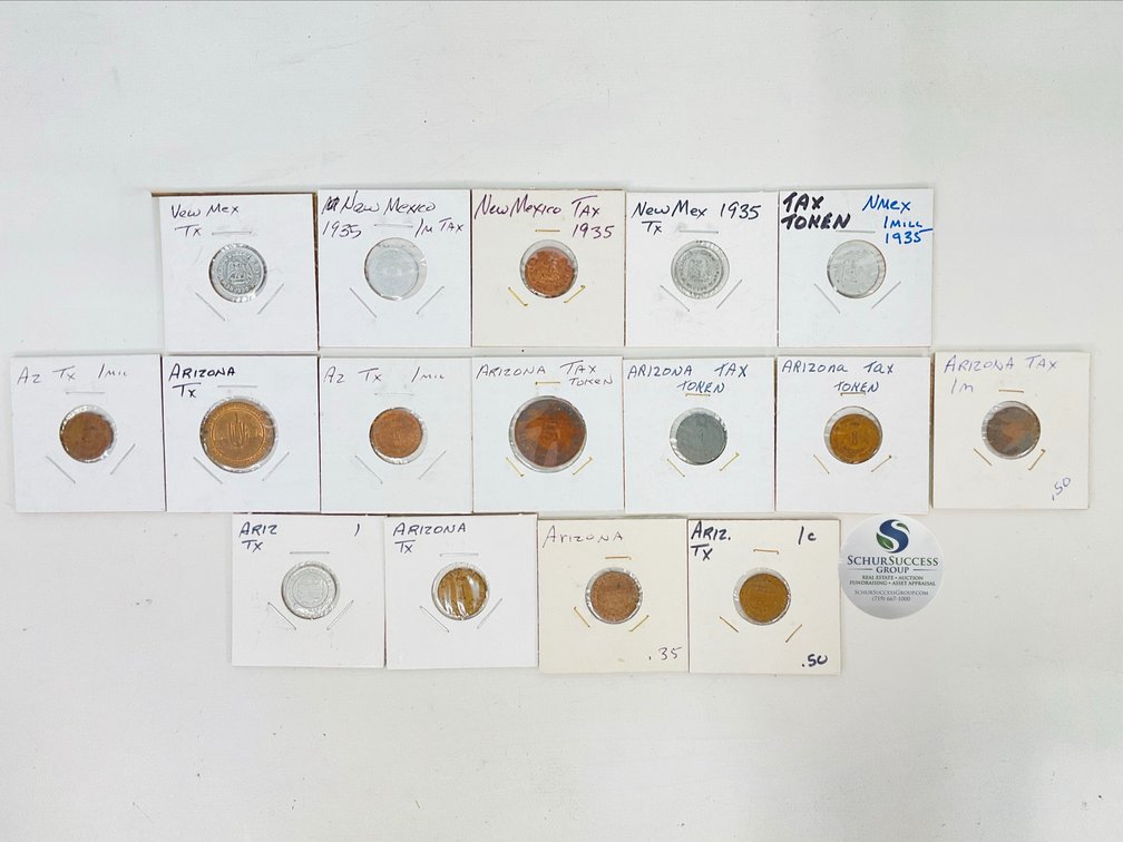 Arizona & New Mexico Tax Tokens
