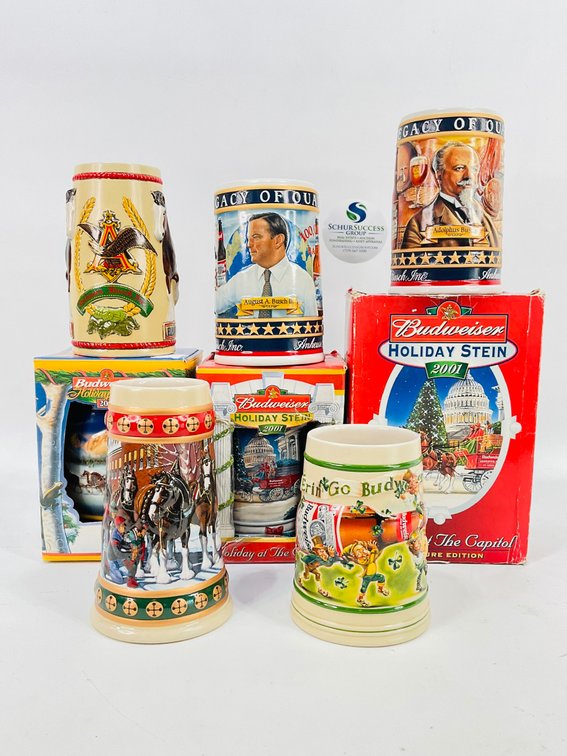 St. Patricks and More Budweiser Steins
