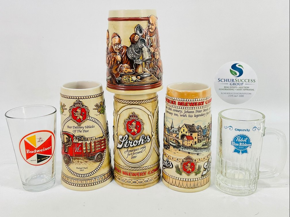 Stroh's Steins