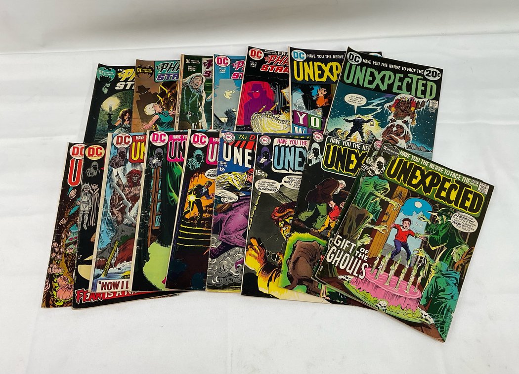 Vintage Unexpected and Phantom Stranger Comic Books