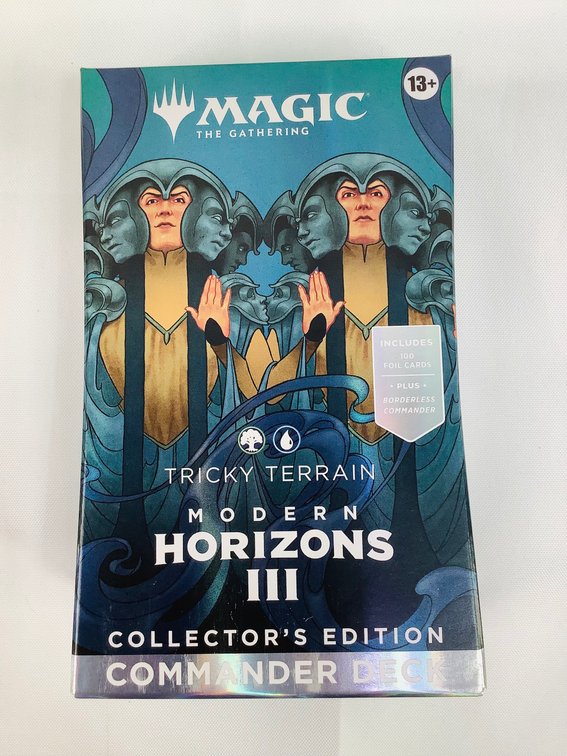 NEW Magic the Gathering/Tricky Terrain Modern Horizons III, Collector's Edition/Commander Deck