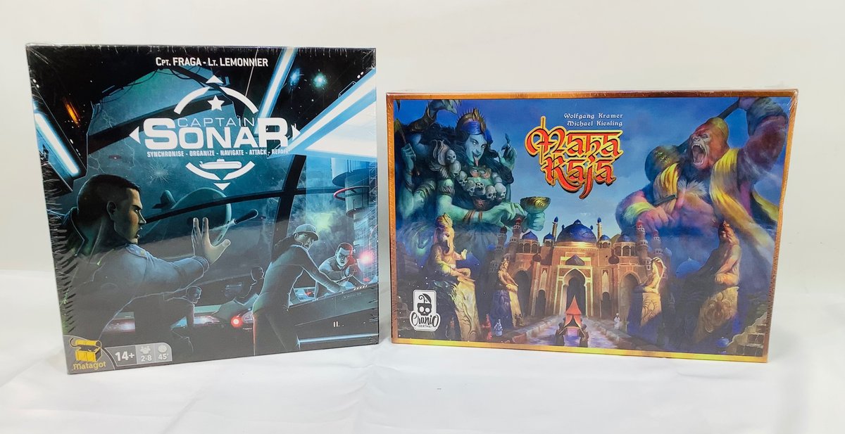 NEW Matagot: Captain Sonar & Cranio: Maja Raja Games