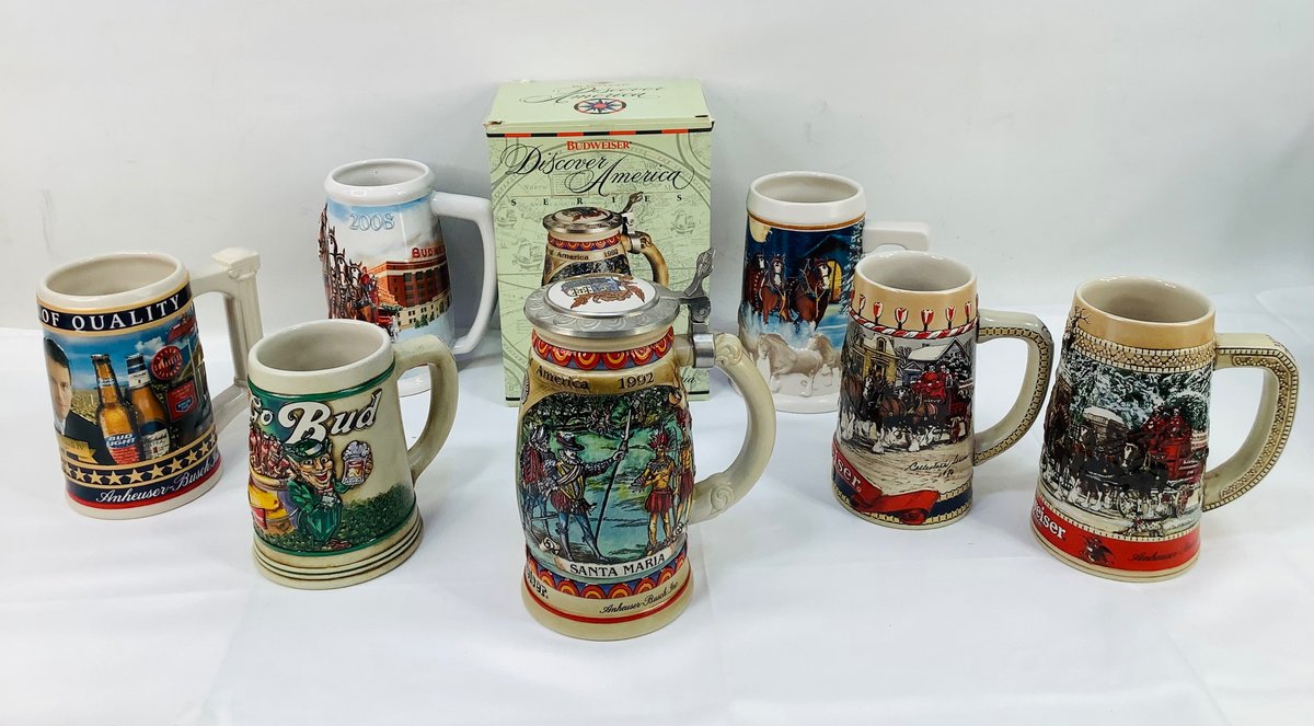 Collectible Budweiser Steins