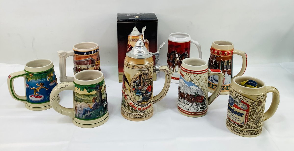 Budweiser Steins