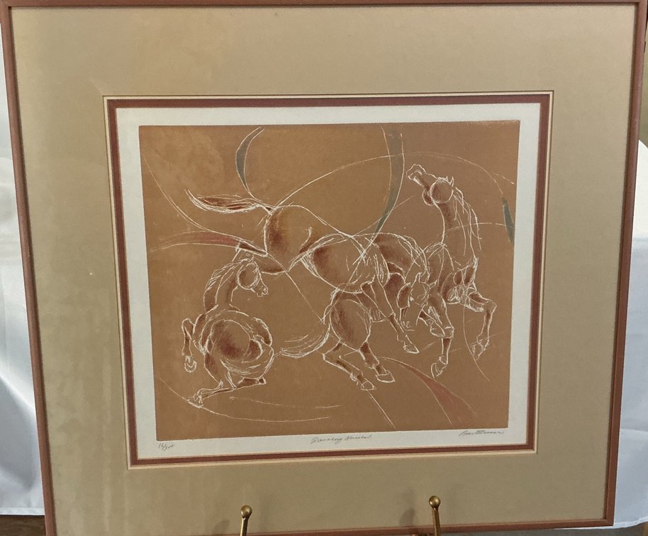 Hans Erni Lithograph Etching