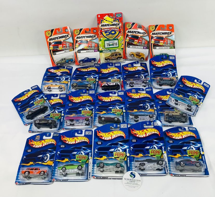 New Hot Wheels and Matchbox Cars