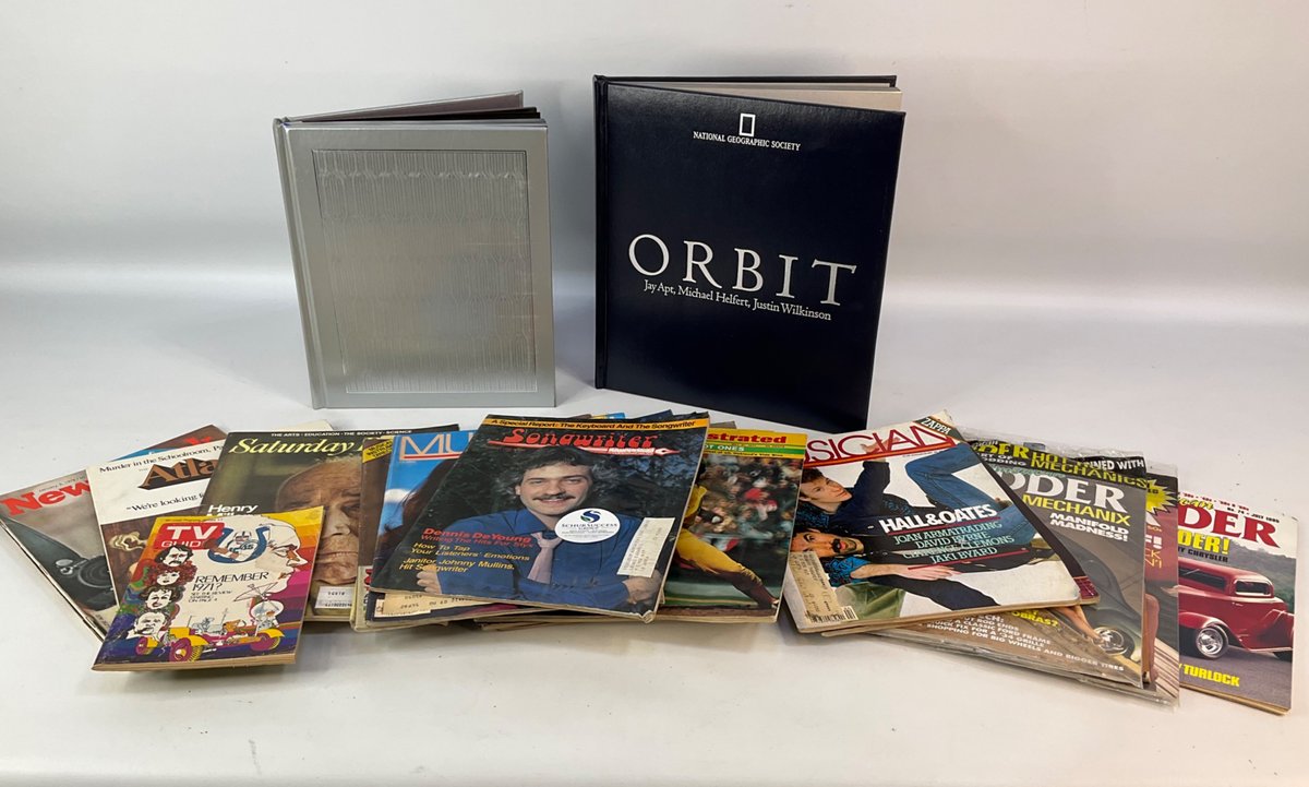 National Geographic Society Books and Assorted Magazines