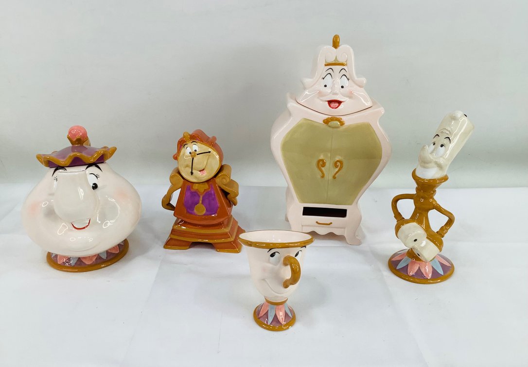 Beauty and the Beast 10th Year Tea Set