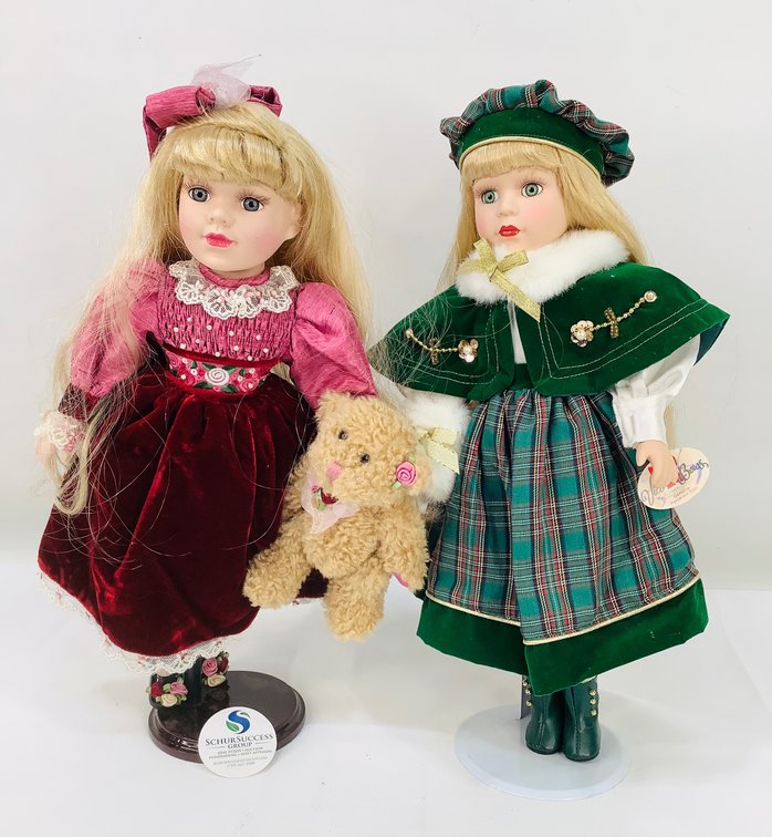 BK Collectibles Porcelain Dolls