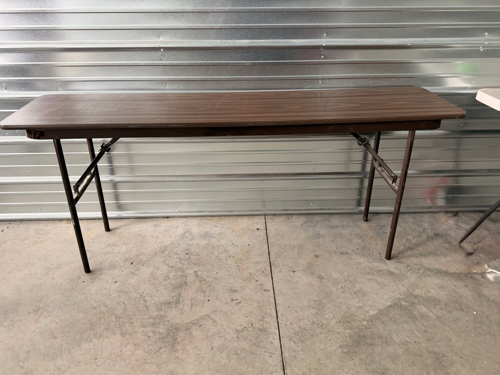 Wood Top Folding Table