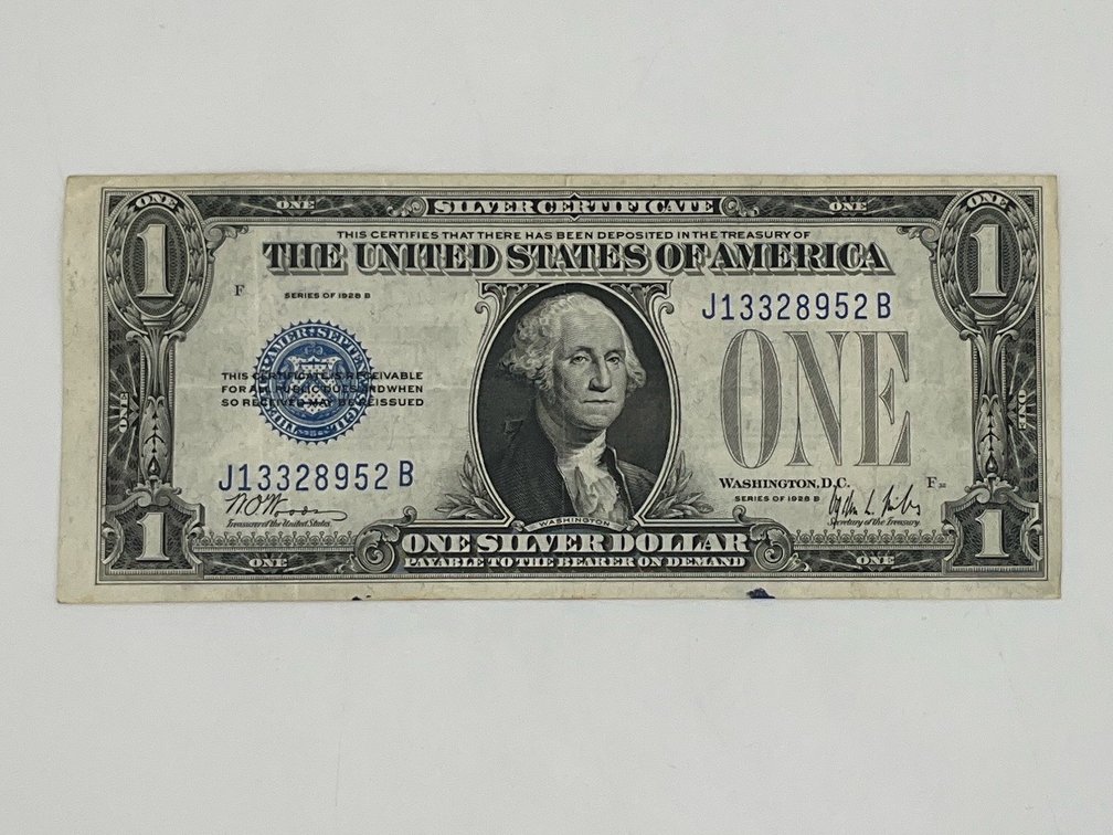 1928-B $1 Silver Certificate