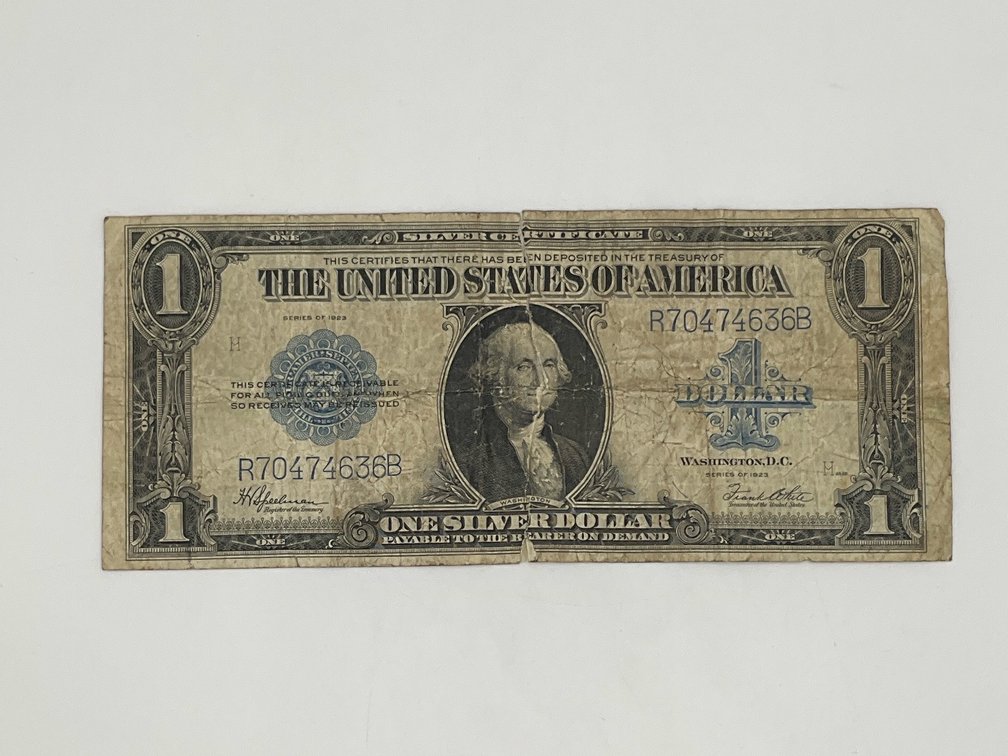 1923 Large Size $1 Silver Certificate