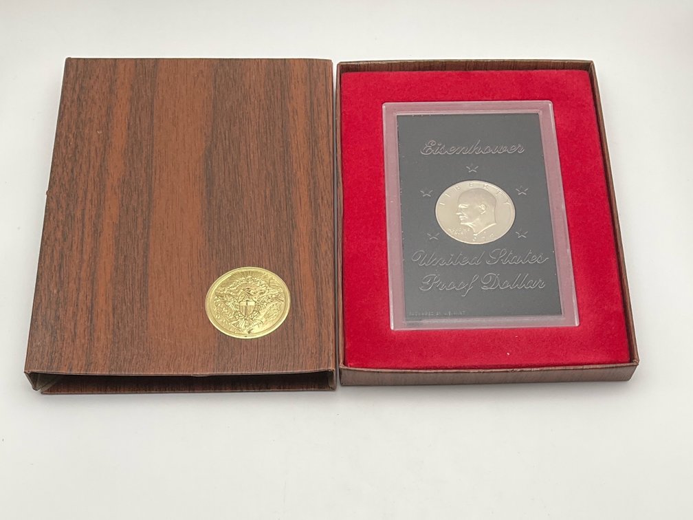 1972-S Proof "Brown Ike" Eisenhower Silver Dollar