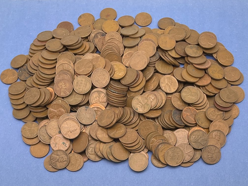 500 Wheat Cents