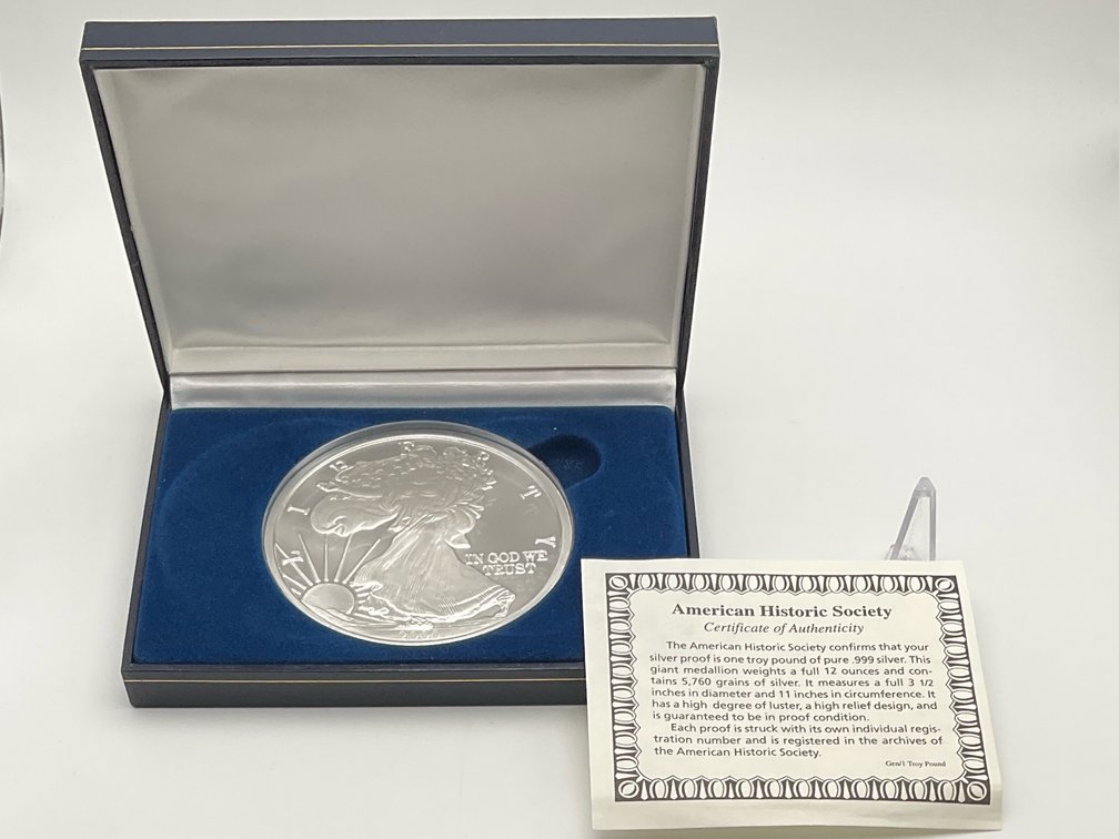 One Pound Silver Medallion