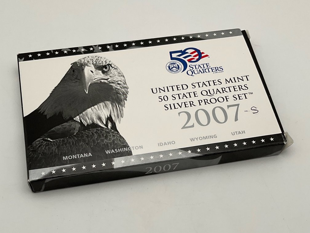 2007 US Mint State Quarters Silver Proof Set