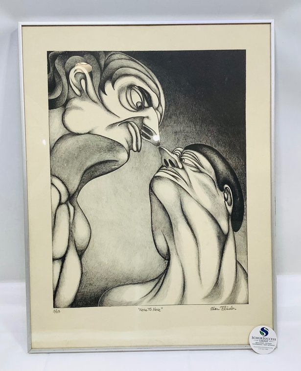 Alan Fliesler "Nose to Nose" Artwork