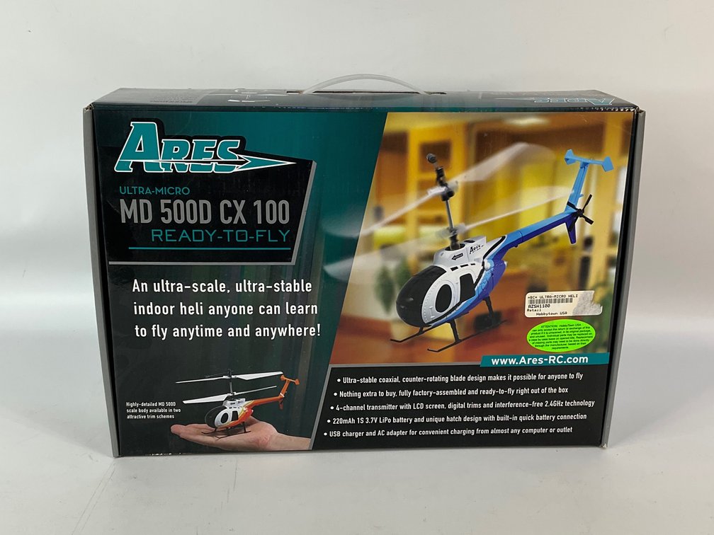Ares Ultra-Micro MD 500D CX 100 Remote Control Helicopter