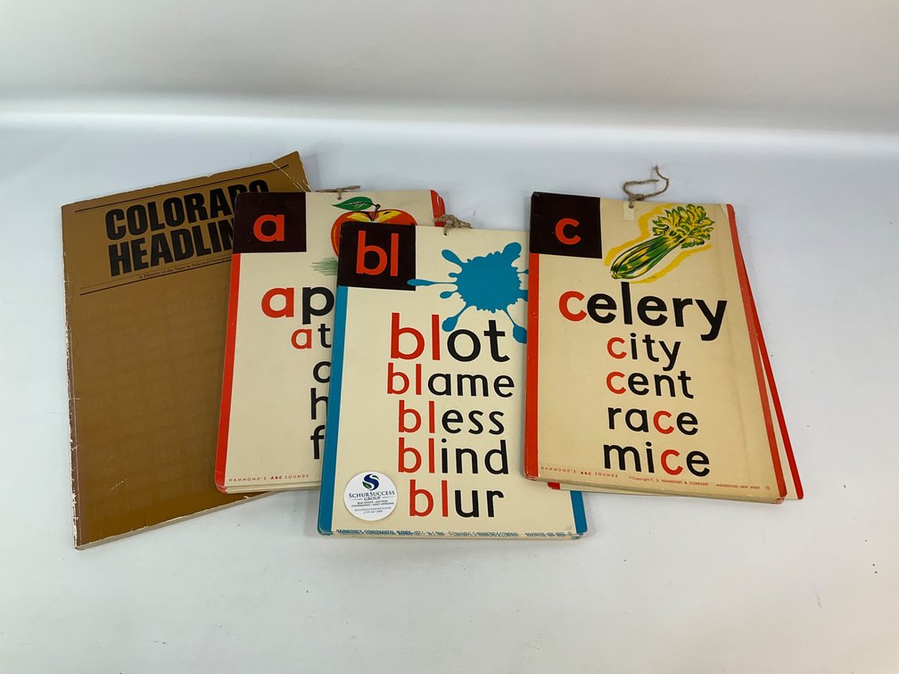 Colorado Headlines and Oversized Flash Cards