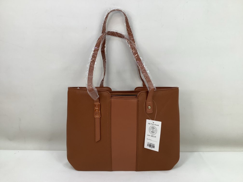 New AR New York Brown Tote Bag