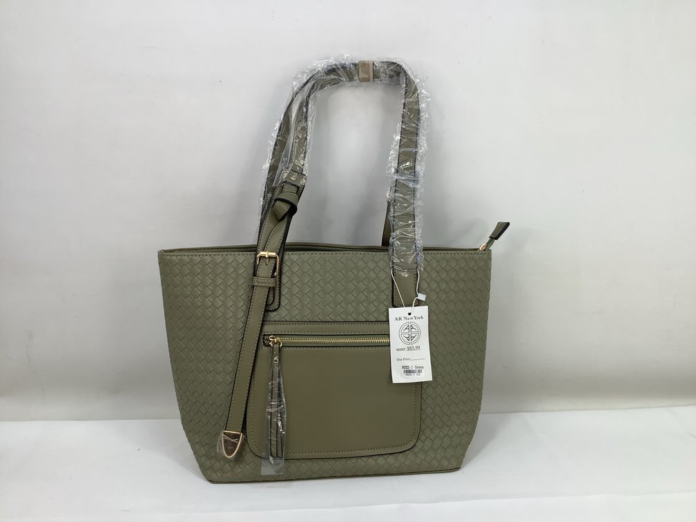 New AR New York Green Handbag