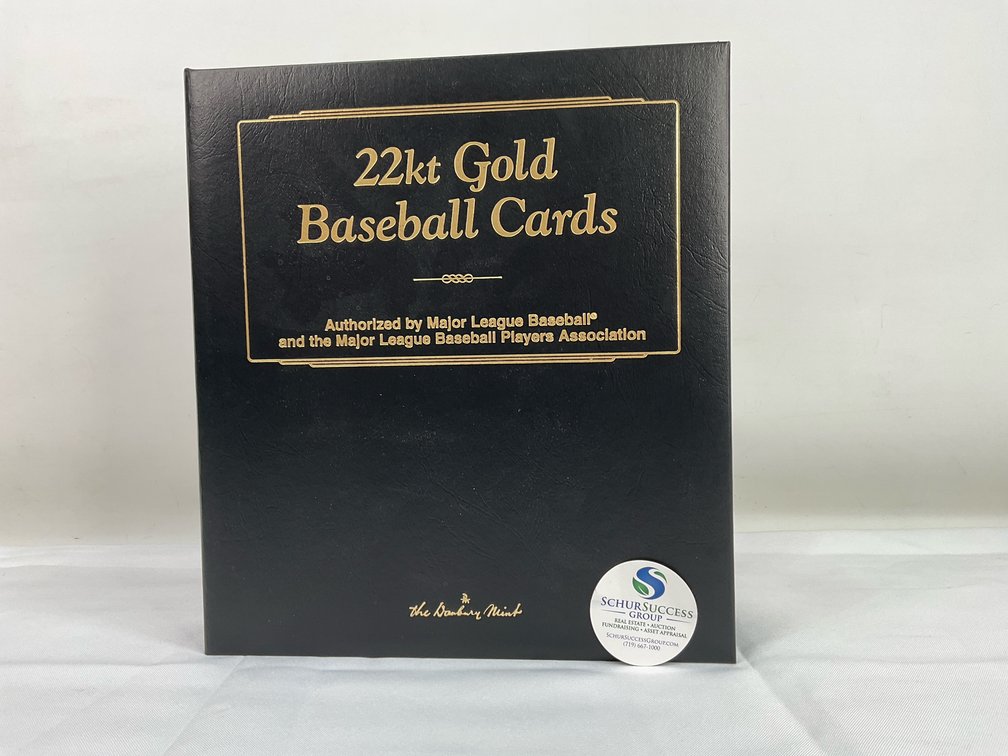 22kt Gold Electroplated Baseball Cards