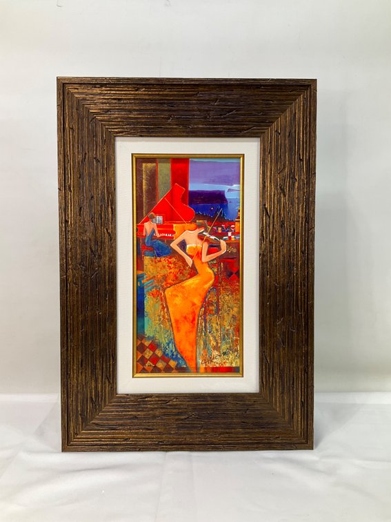 Framed Artwork by Charles Lee - "Evening of Gershwin"