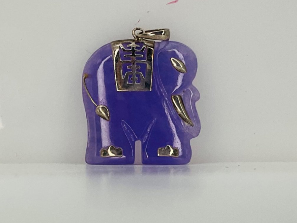 Lavender Jadeite Pendant