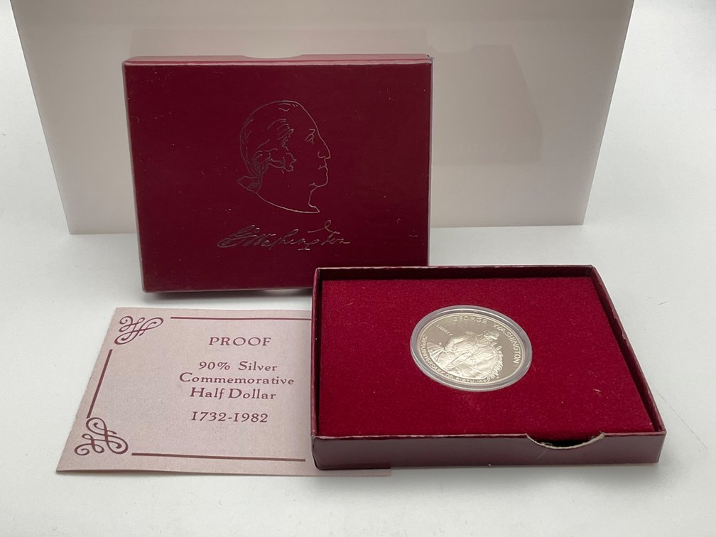 1982 George Washington Proof Silver Half Dollar
