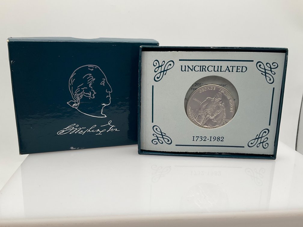 1982 George Washington Uncirculated Silver Half Dollar
