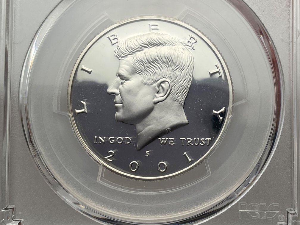 2001-S Silver Proof Kennedy Half Dollar PCGS PR69 DCAM