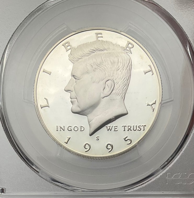 1995-S Silver Proof Kennedy Half Dollar