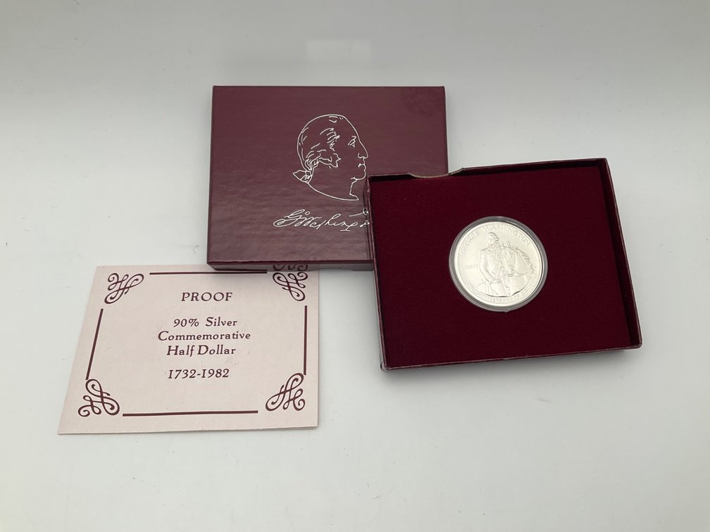 1982 George Washington Proof Silver Half Dollar