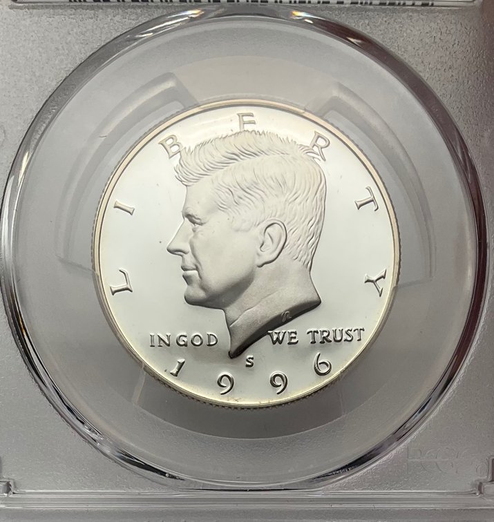 1996-S Silver Proof Kennedy Half Dollar PCGS PR69 DCAM