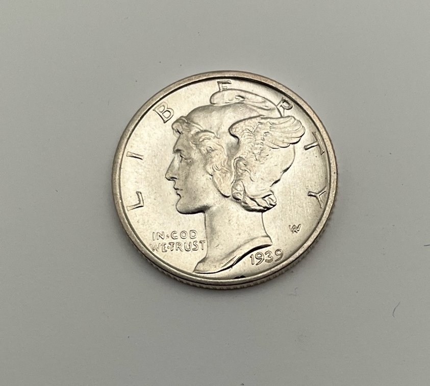 1939-D Mercury Dime