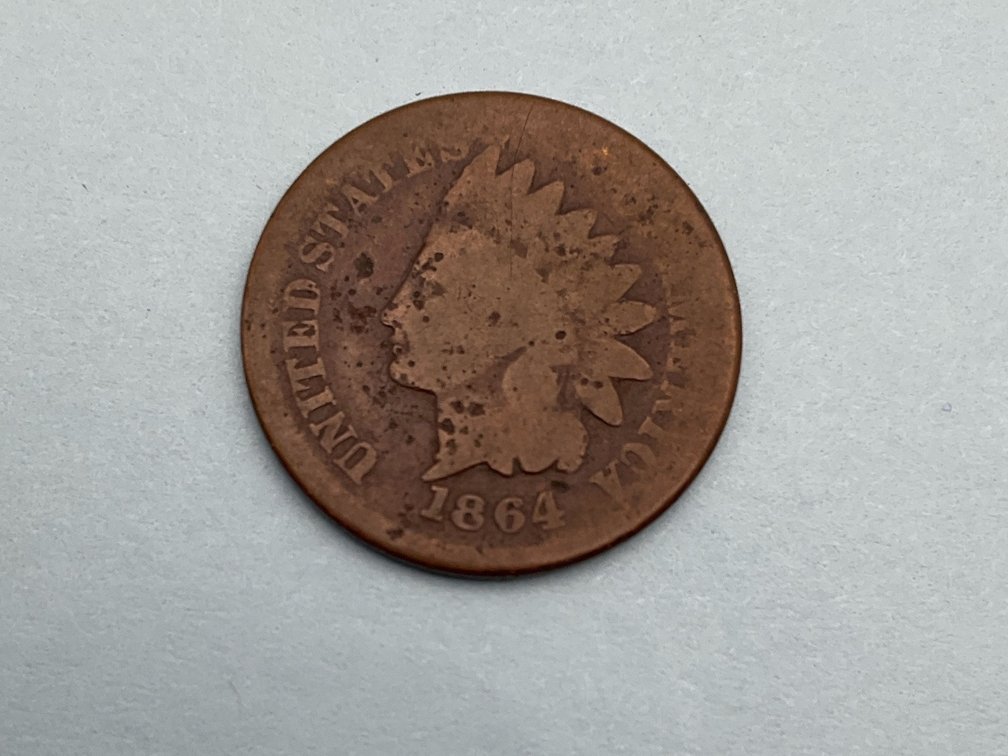 1864 Indian Head Cent