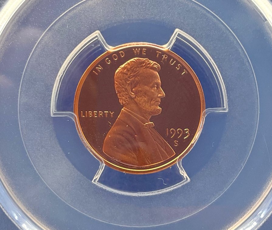 1993-S Proof Lincoln Cent PCGS PR69 RD DCAM