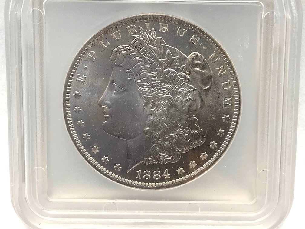 1884-O US Morgan Silver Dollar ICG MS65