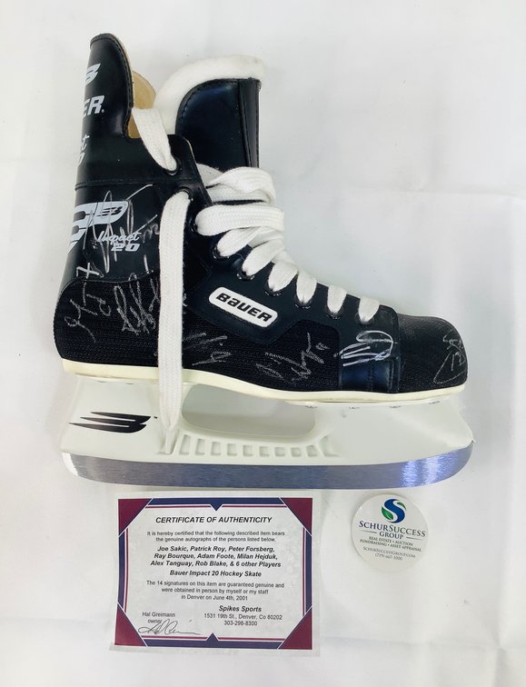 Autographed Avalanche Skate