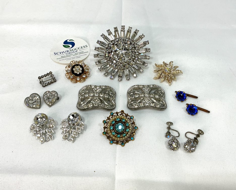 Rhinestone Earrings & Accessories