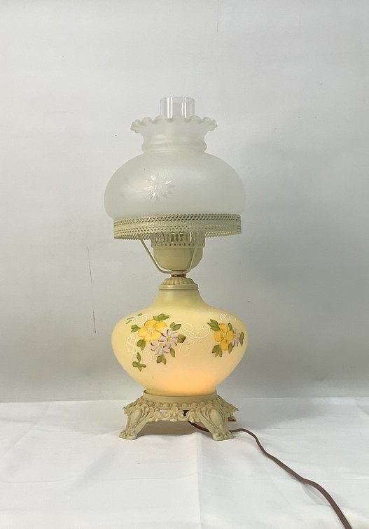 Vintage Hurricane Lamp