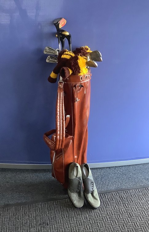 Golf Clubs, Bag & Shoes