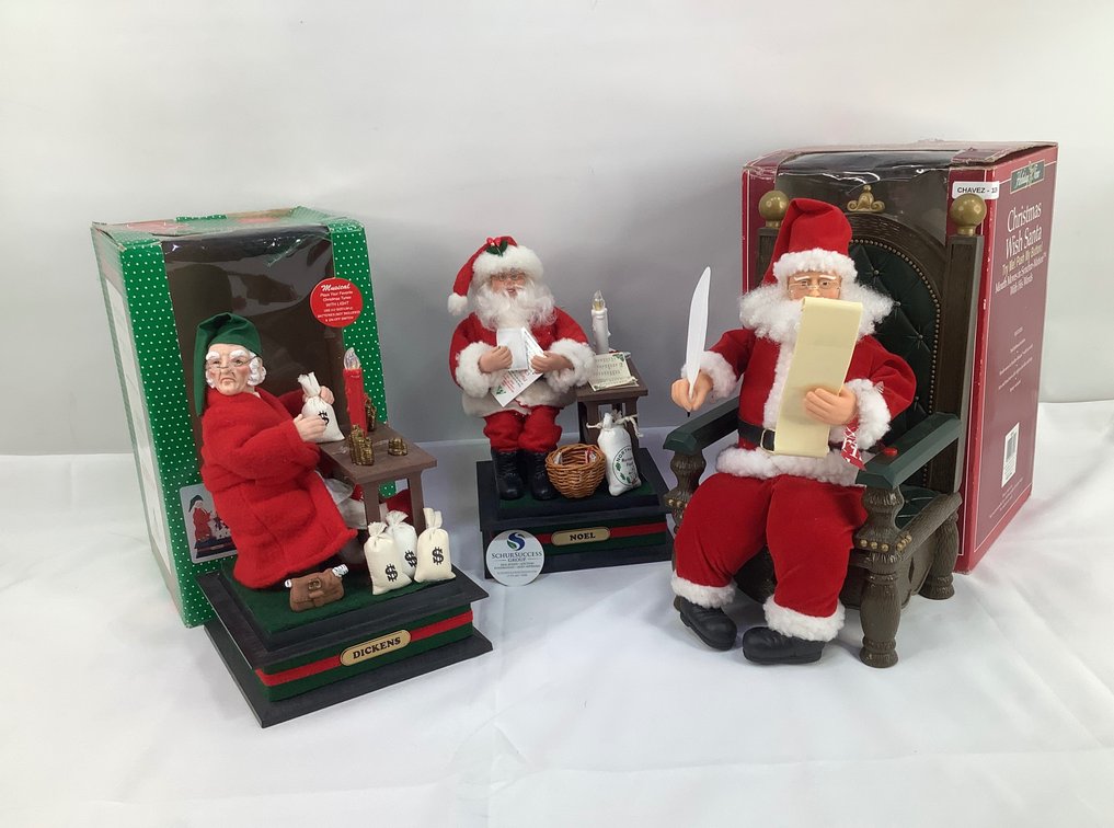 Two Santas and a Scrooge