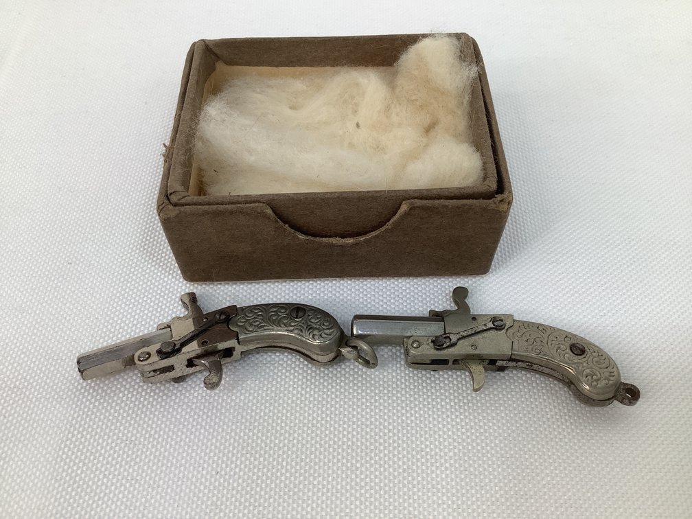 Vintage Berloque Miniature Pinfire Pistols